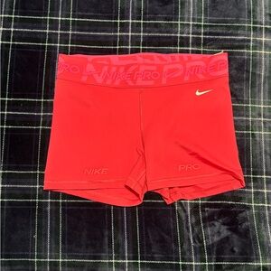 Nike Pro pink shorts. Size L.